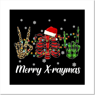 Merry X-raymas Christmas X-ray Posters and Art